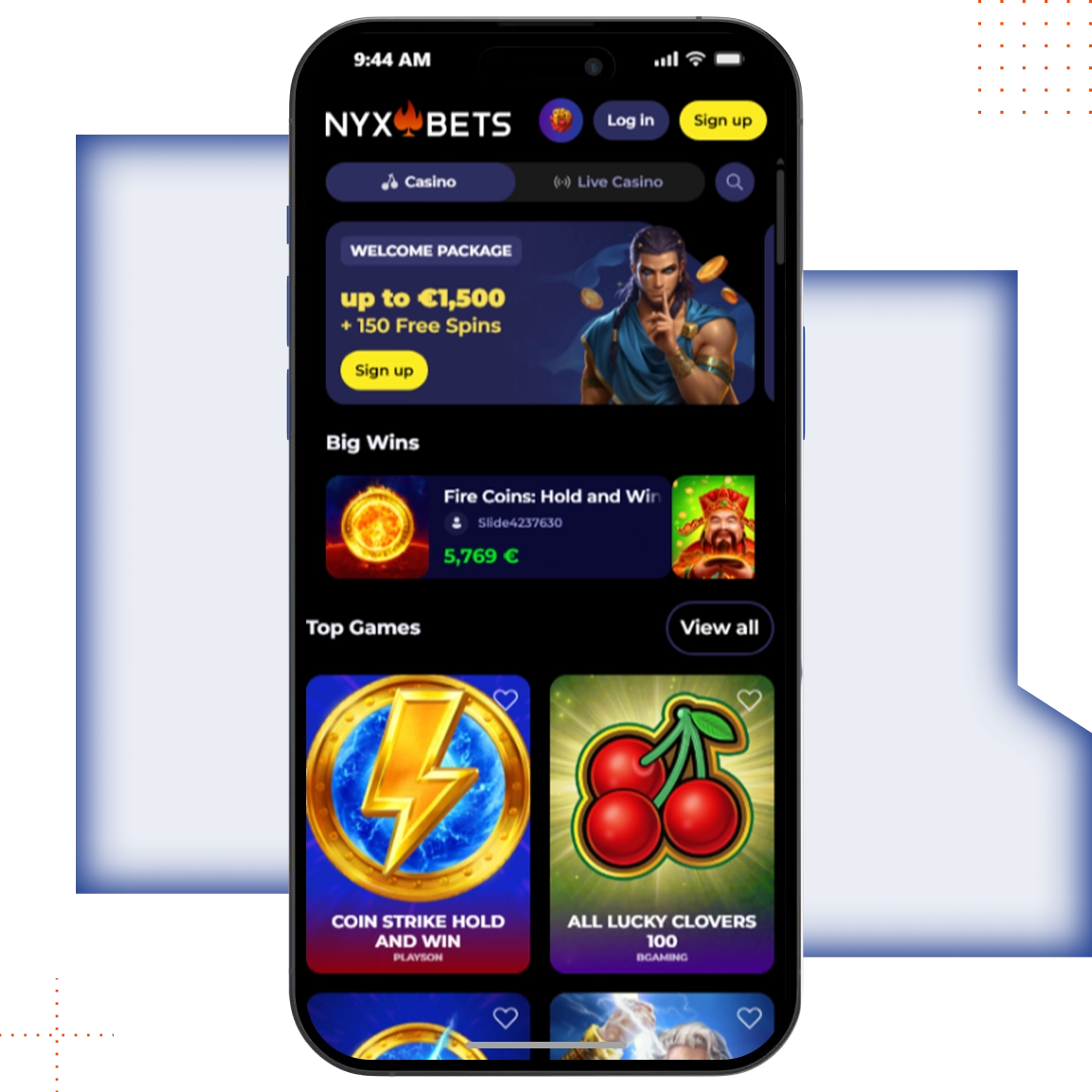 nyxbets casino m download